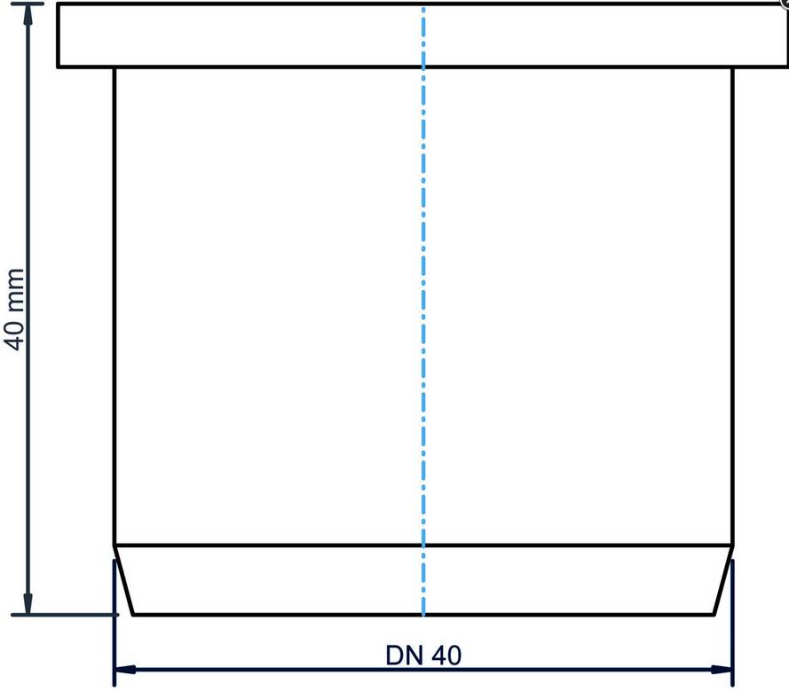 PoloPlast Muffenstopfen PKM Polo-Kal NG DN 40