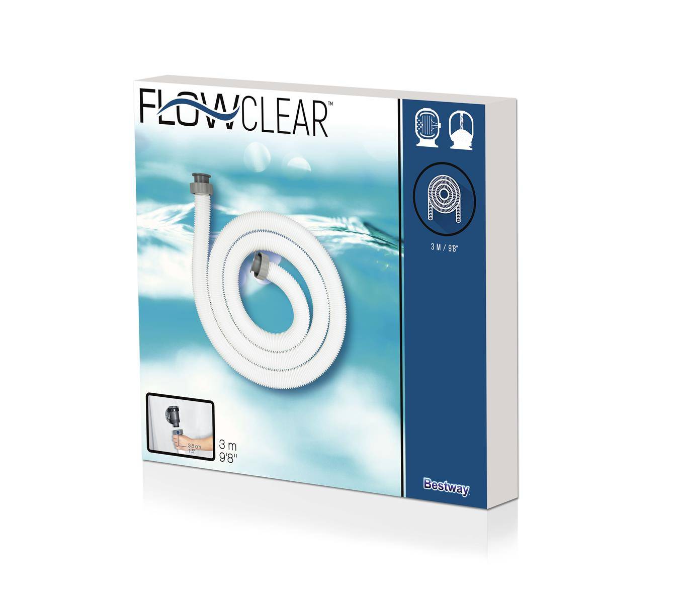 Bestway 58368 - Flowclear Universal - 38 mm- Poolschlauch 300 cm