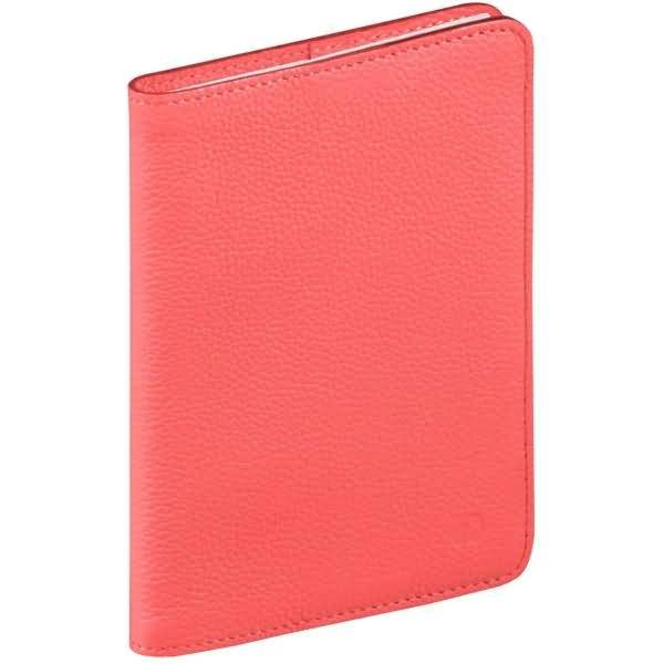 Kalender Tour 9x12,5cm Leder Tania koralle 2027