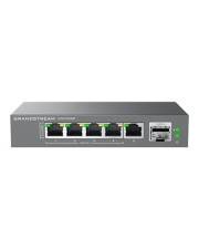 Grandstream GWN7700M Series Switch unmanaged 5 x 2.5 GBase-T + 1 x SFP+ Desktop wandmontierbar PoE 57 W Power over Ethernet RJ-45 Unmanaged