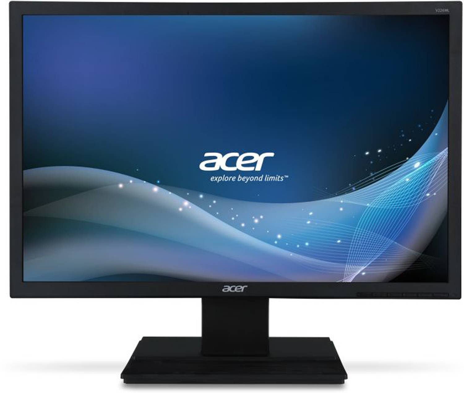 Acer Value V6 V226WLbmd 22 Zoll Monitor TN WSXGA+ 1680x1050 VGA DVI Lautsprecher 5ms schwarz Sehr gut - Refurbished