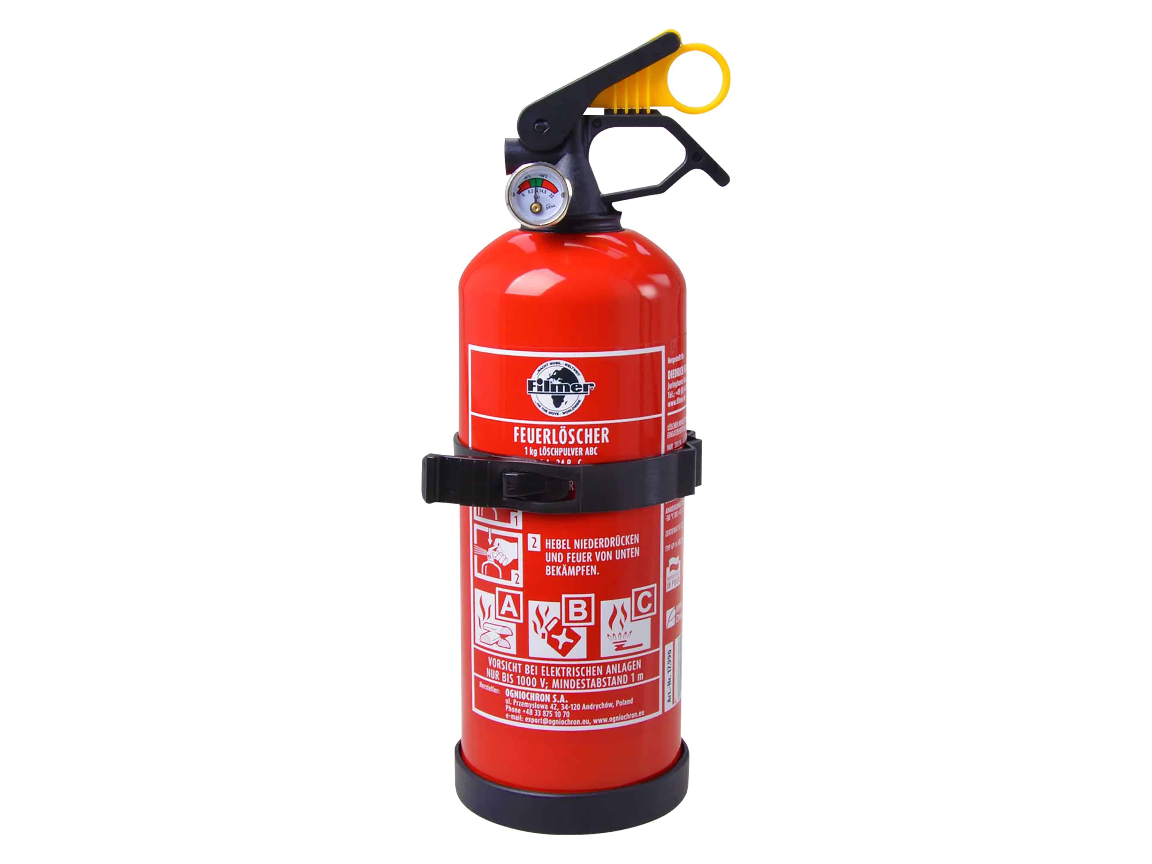 FILMER Feuerlöscher, 17990, ABC, 1 kg