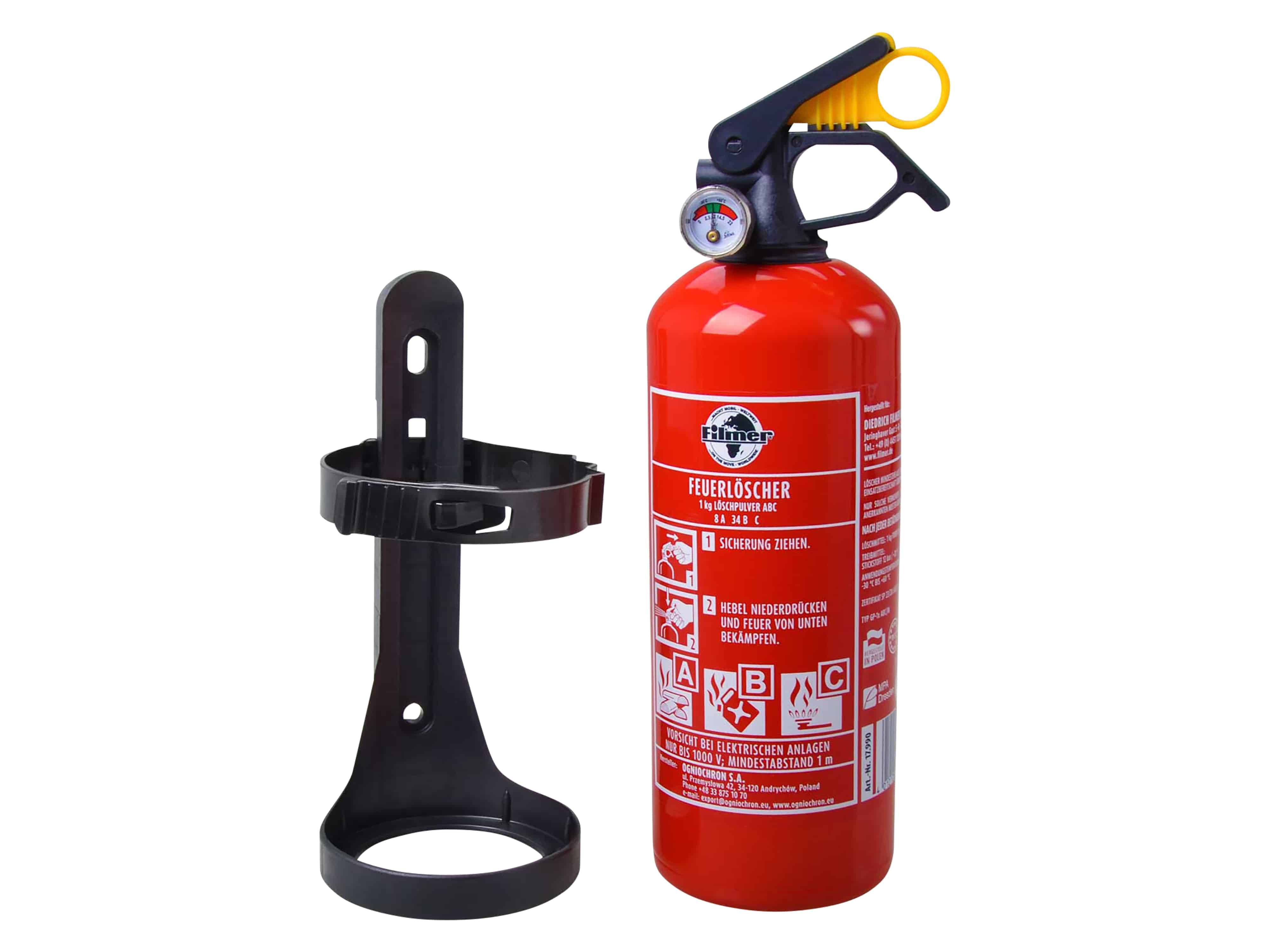 FILMER Feuerlöscher, 17990, ABC, 1 kg