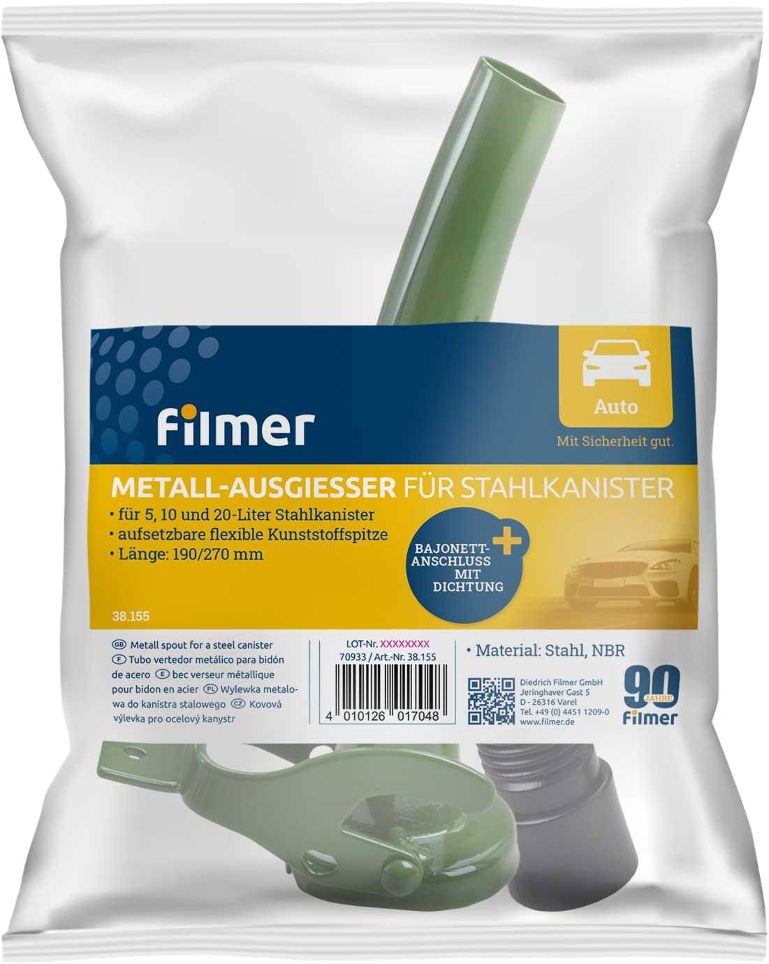 FILMER Metall-Ausgießer, 38155, für Stahlkanister
