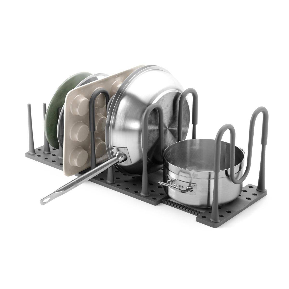 PEGGY COOKWARE ORGANIZER CHARCOAL