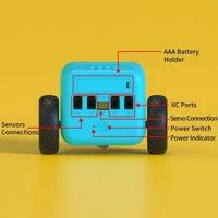 ELECFREAKS TPBot Smart Car für micro:bit, grafische Programmierung, erweiterbar, LEGO-kompatibel ELECFREAKS TPBot Smart Car für micro:bit, grafische Programmierung, erweiterbar, LEGO-kompatibel
