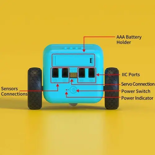 ELECFREAKS TPBot Smart Car für micro:bit, grafische Programmierung, erweiterbar, LEGO-kompatibel ELECFREAKS TPBot Smart Car für micro:bit, grafische Programmierung, erweiterbar, LEGO-kompatibel