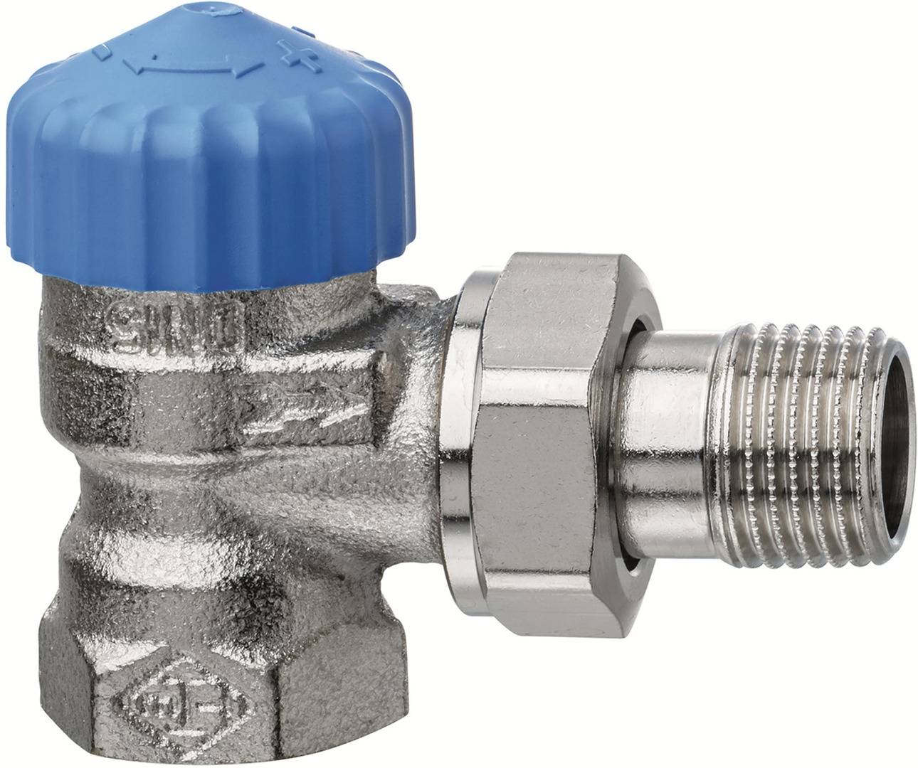 IMI Heimeier Thermostatventil-Unterteil RG vern. Eckf. m. ger. Widerstand 3/8