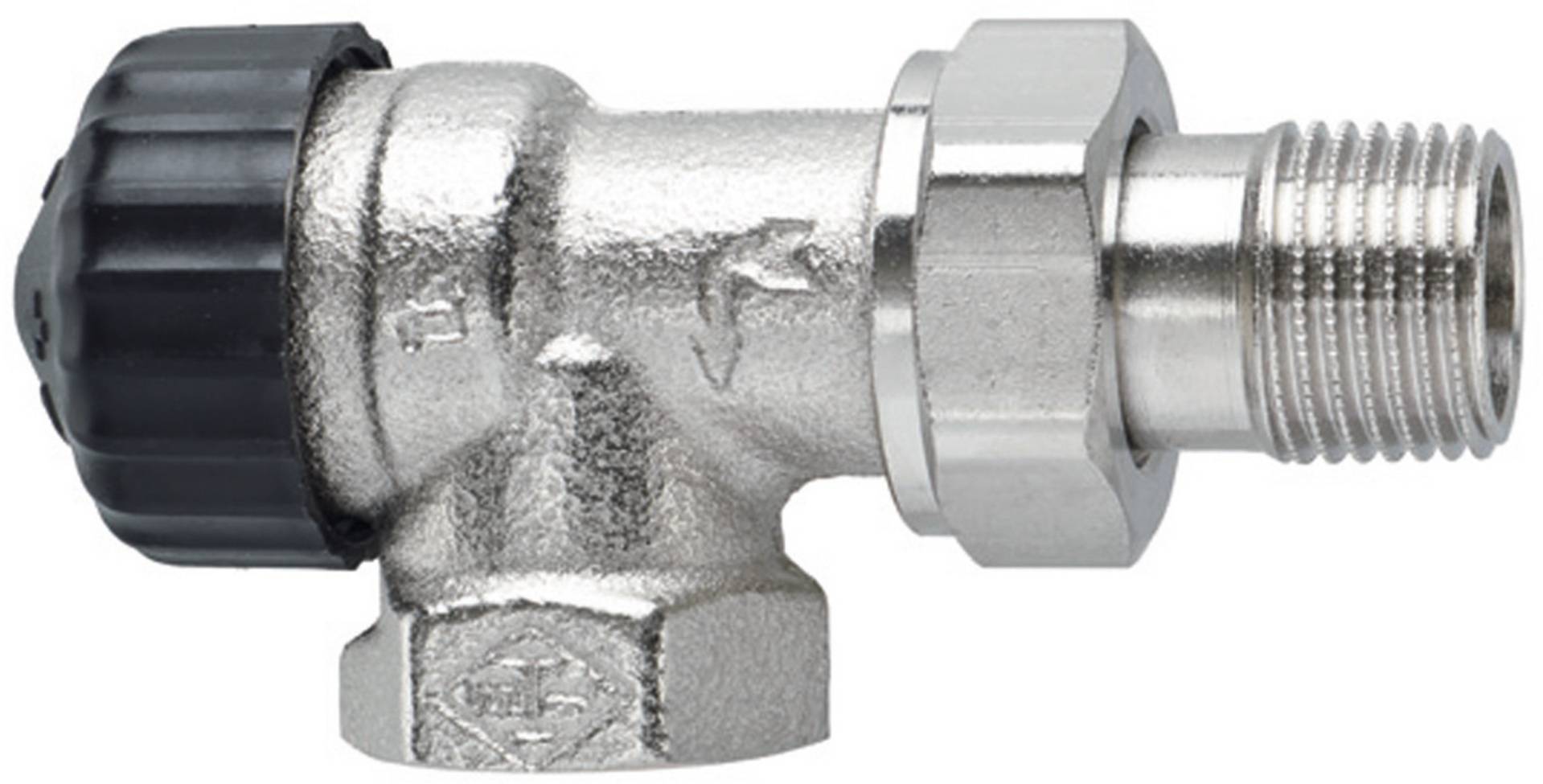 IMI Heimeier Thermostatventil-Unterteil umgek. Flussrichtung Eck/Axialform 1/2