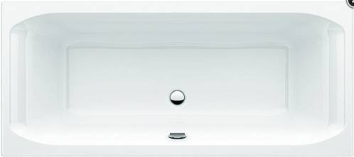 IS S100 Acryl Einbauwanne Mittelabl. 1900x900mm weiß