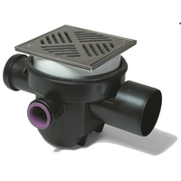 Kessel Kellerablauf Der Universale DN 100, Rost schwarz, Rückstauschutz Kessel Kellerablauf Der Universale DN 100, Rost schwarz, Rückstauschutz