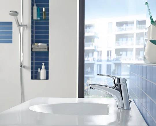 Hansa Waschtisch-Hebelmischer Hansamix m Excenter Kupferrohranschluss VC