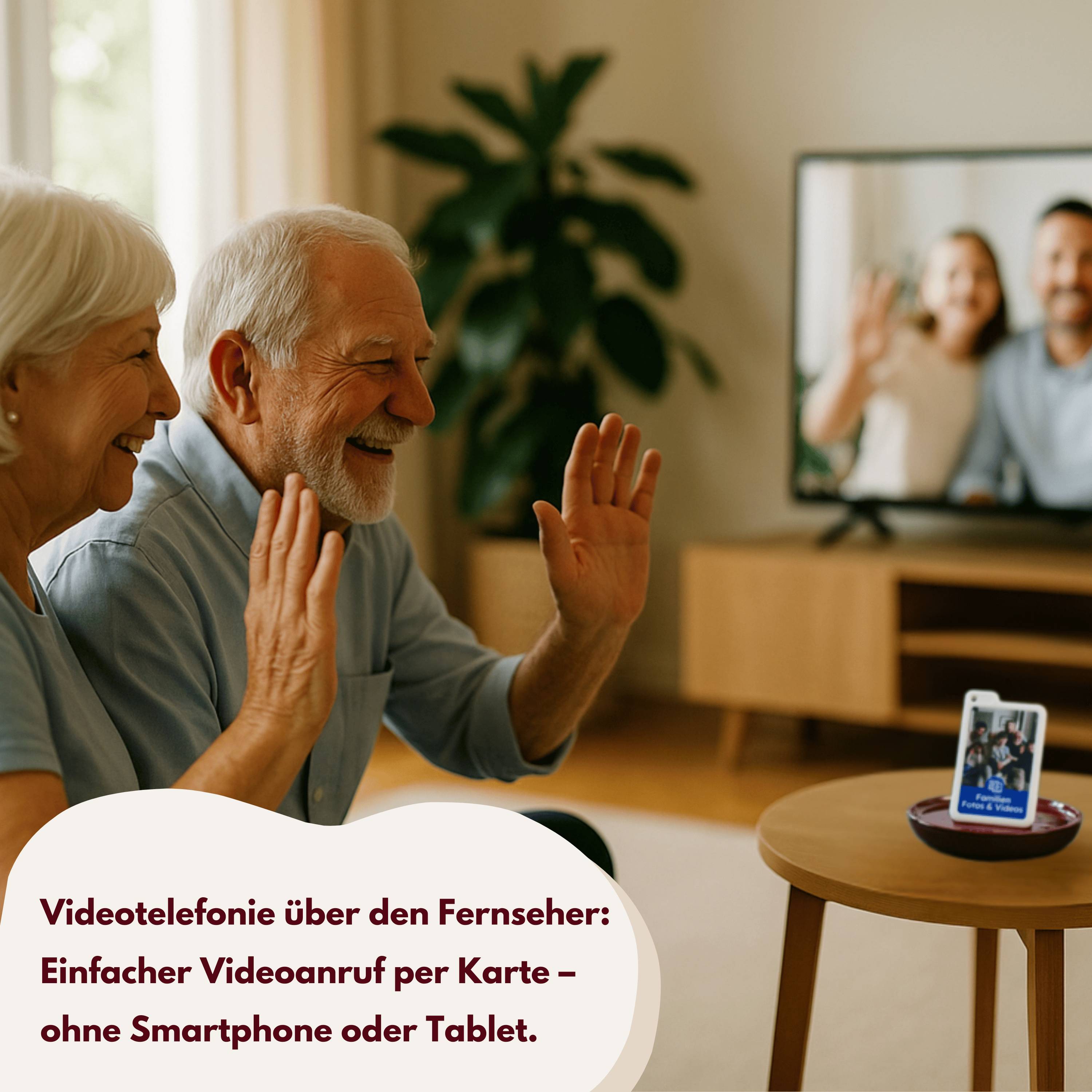 family.cards Starter-Set - einfache Alternative zu Seniorenhandy mit whatsapp