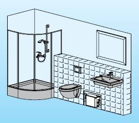 Homa Saniflux V WC - Kleinhebeanlage / Vorwandinstallation