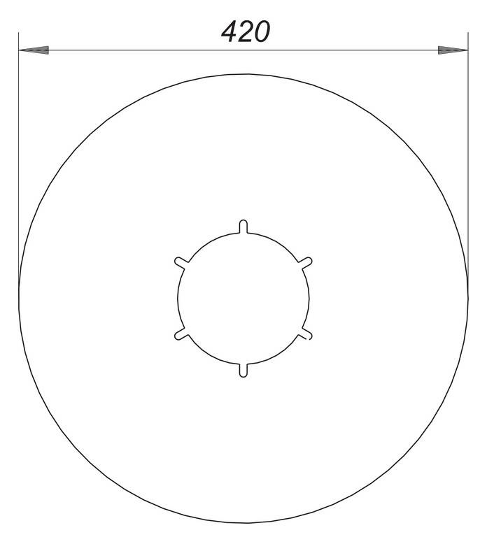 Dallmer Anschluss-Manschette PVC-weich S 10, d= 420mm