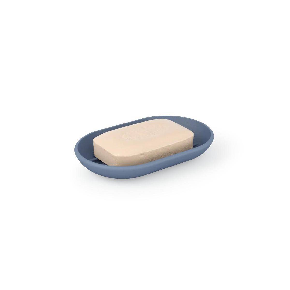 TOUCH SOAP DISH SLATE BLUE