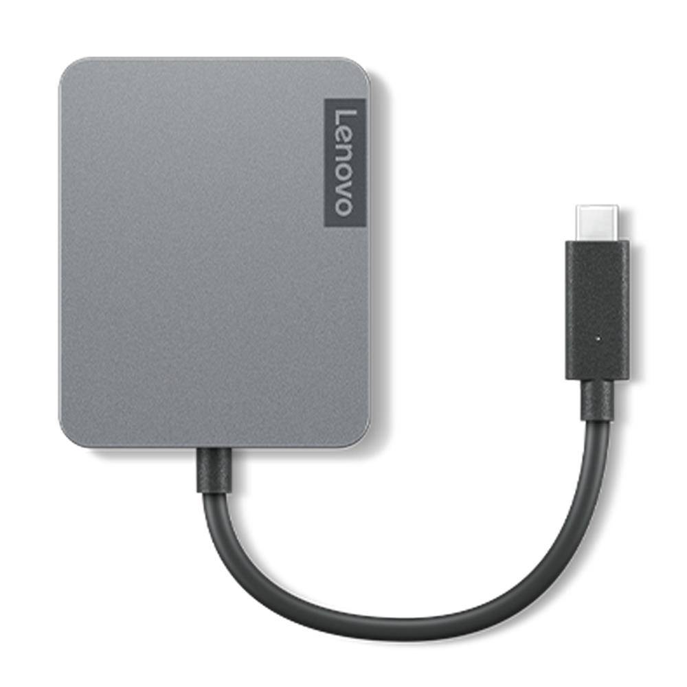 Lenovo USB-C Travel Hub Gen2 (P/N:4X91A30366, 1x DP, 1x HDMI, 1x VGA, 1x USB 3.1, 1x RJ-45 )