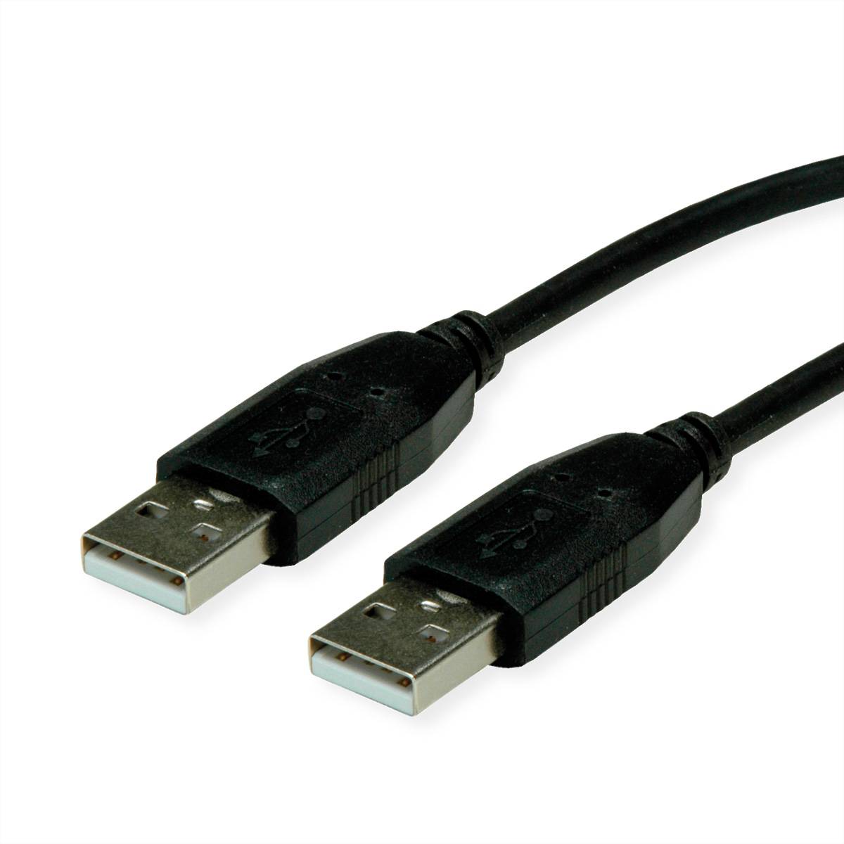BACHMANN USB 2.0 Kabel, Typ A-A, schwarz, 3 m Kabel USB & Lightning