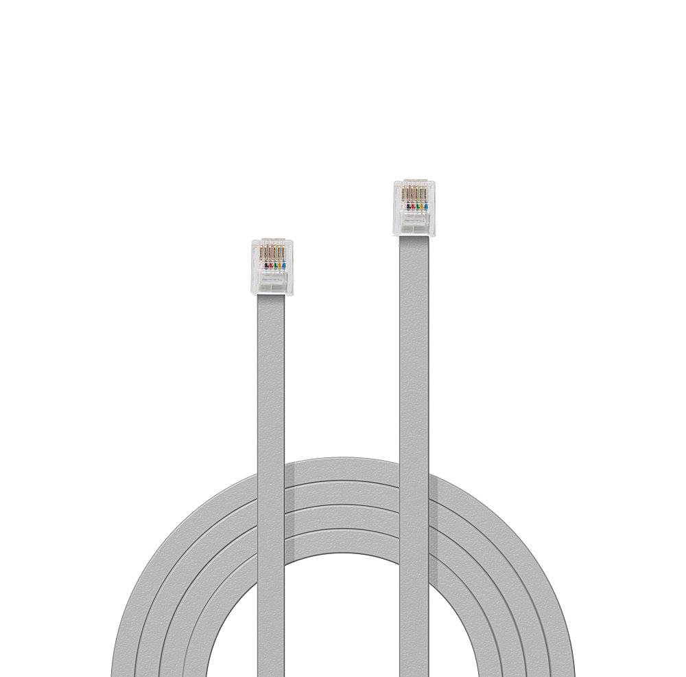 LINDY RJ-12 Kabel 6/6 1:1-verbunden 5m Multimedia-Technik Telefonzubehör