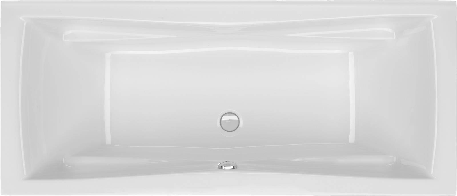 Schröder Rechteckbadewanne Antigua 180x80x44,5 cm weiß
