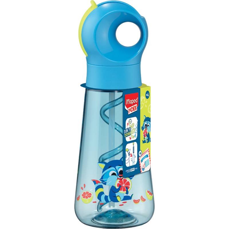Maped PICNIK Trinkflasche WASCHBÄR, 0,5 Liter, blau