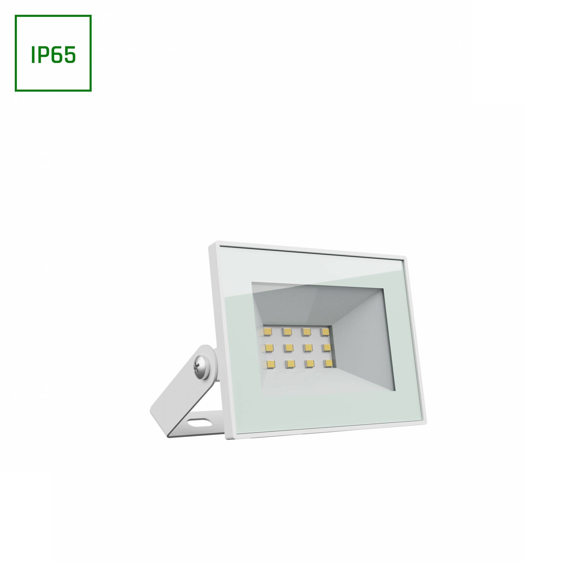 Spectrum LED NOCTIS LUX 4 Fluter 10W Strahler 750lm weiß 100° 230V IP65 IK07 Neutralweiß 4000K