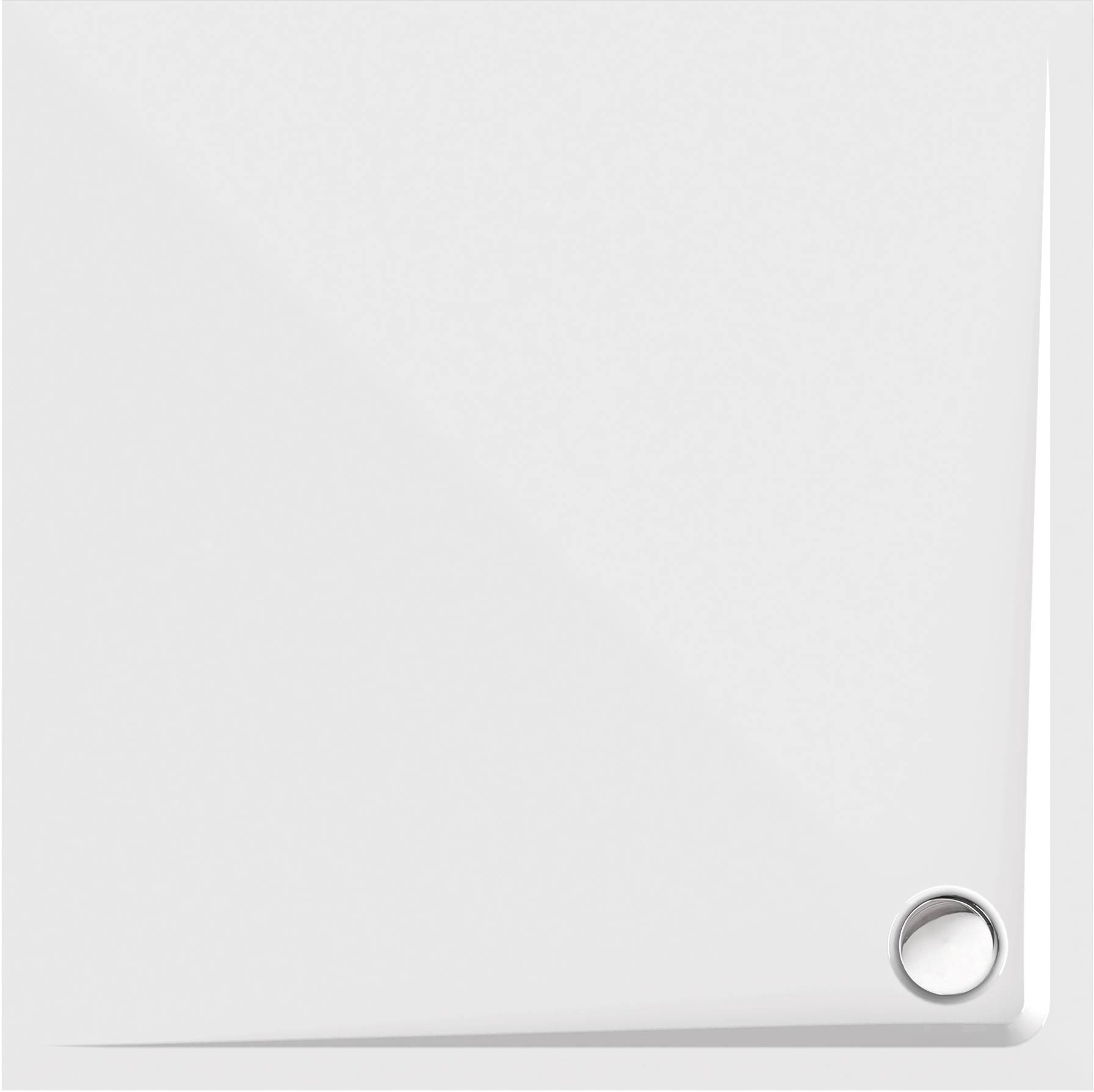 Schröder Viereck Duschwanne Arenal E 120x120x2,5 cm weiß