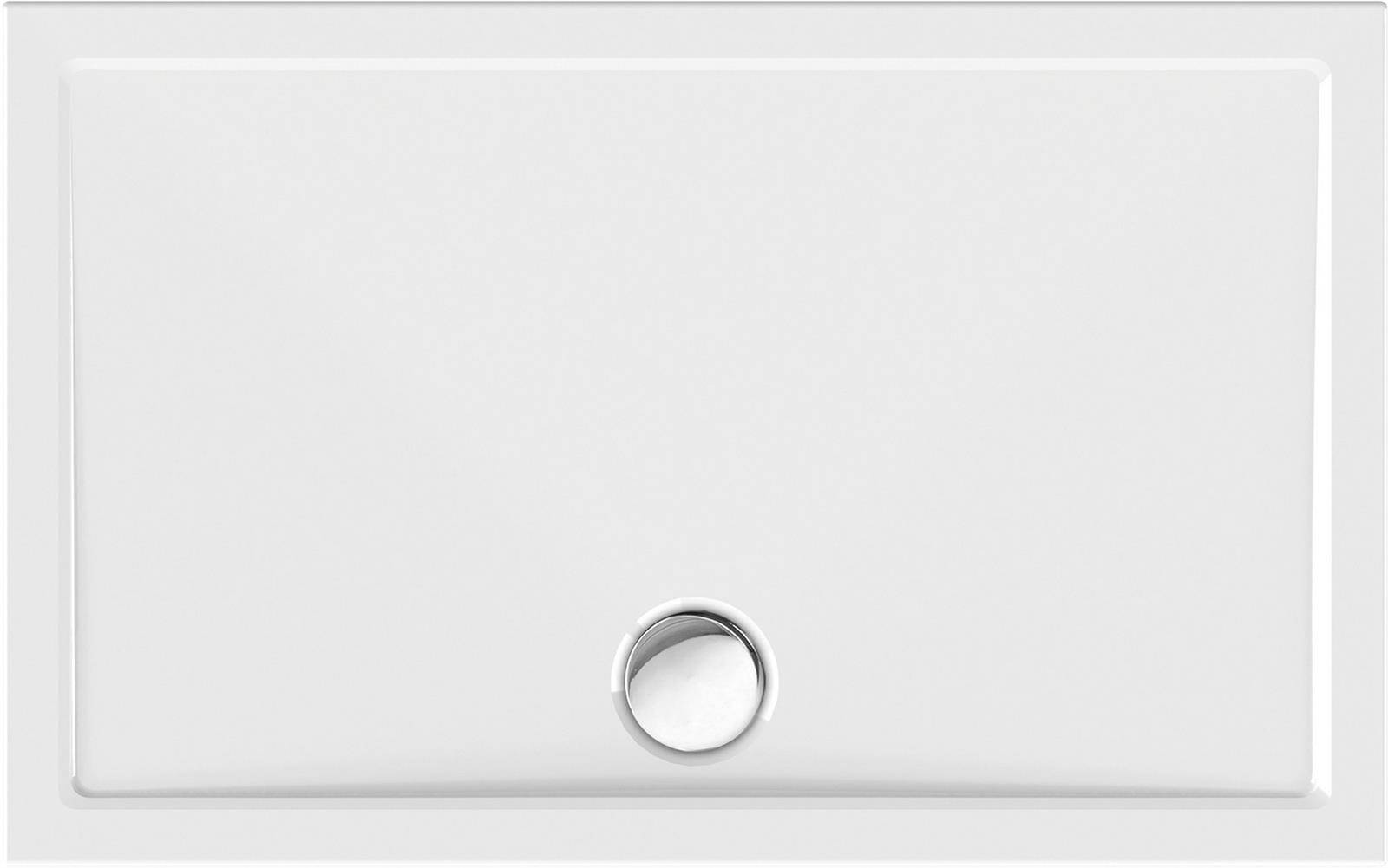 Schröder Rechteck Duschwanne Sito E 120x75x2,5 cm weiß
