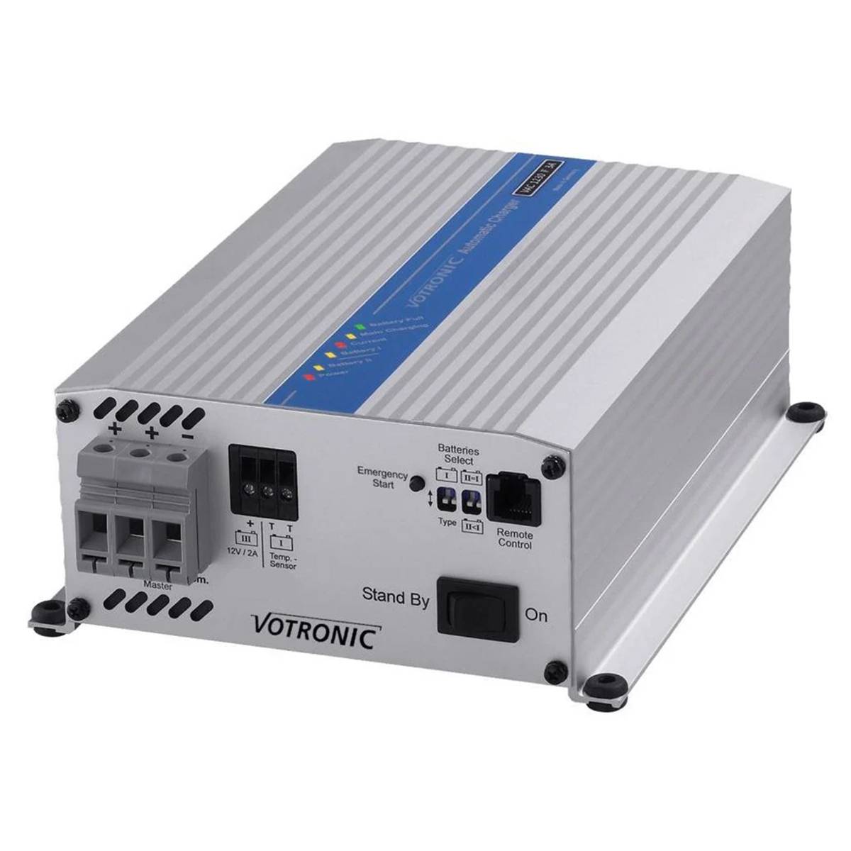 Votronic VAC 2416 F2A Ladegerät 24V 16A für AGM Gel LiFePO4