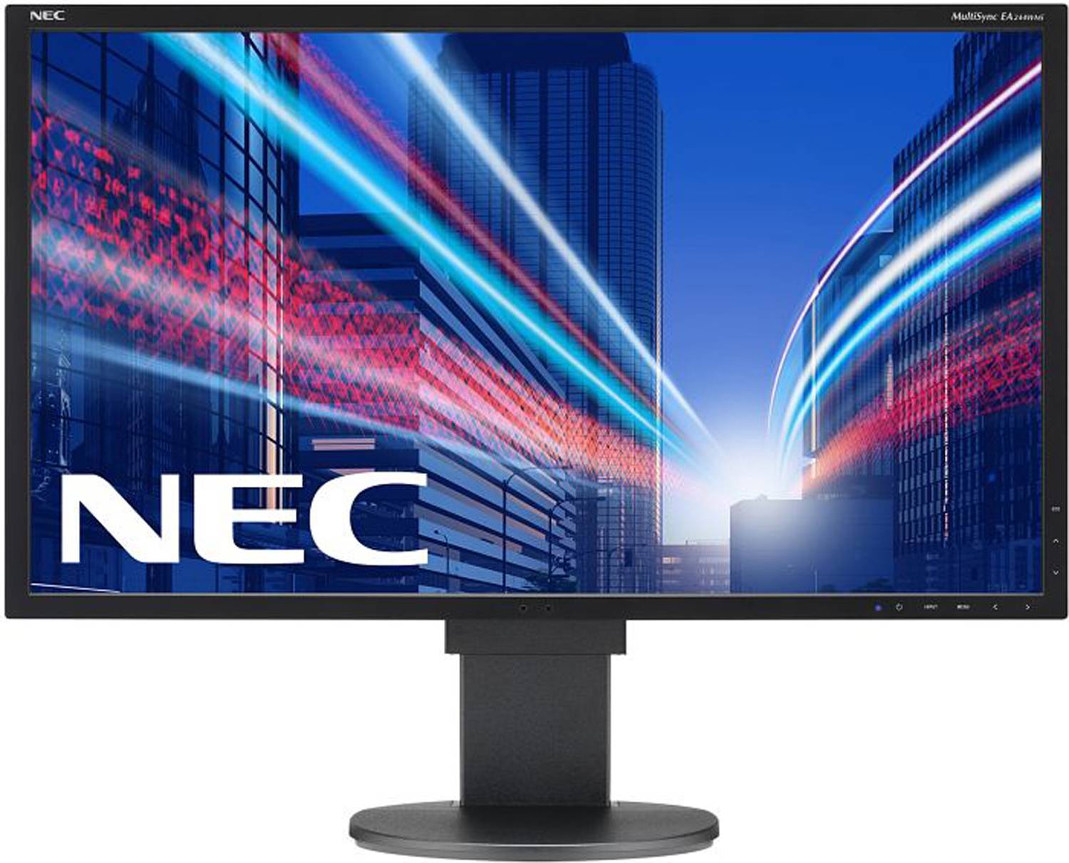 NEC EA244WMi-BK 24-Zoll Monitor IPS WUXGA 1920x1200 DP HDMI VGA DVI USB Lautsprecher 6ms schwarz Sehr gut - Refurbished