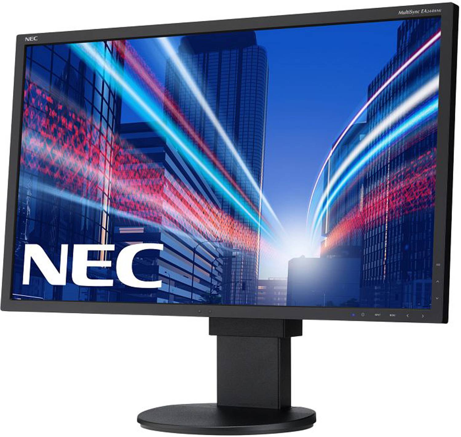 NEC EA244WMi-BK 24-Zoll Monitor IPS WUXGA 1920x1200 DP HDMI VGA DVI USB Lautsprecher 6ms schwarz Sehr gut - Refurbished