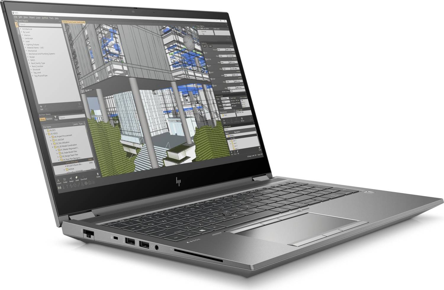 HP ZBook Fury G7 i7-11850H 15.6" FHD Webcam Nvidia T1000 Windows 11 Pro DE 16 GB 1 TB SSD