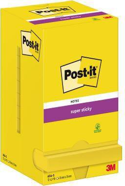 POST-IT 111670810 Post-it Haftnotiz 654-S 7 6x76mm 90Bl ge 12St ge Verpackt i
