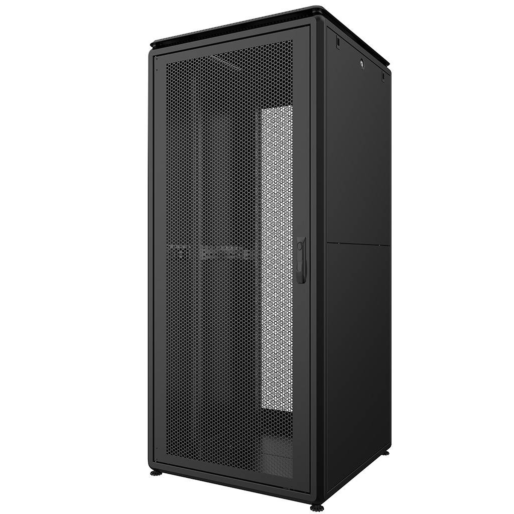Rockstable 42HE 19 Zoll 800x800x2027mm (BxTxH) Serverschrank | Netzwerkschrank perforierte Tür - Pre