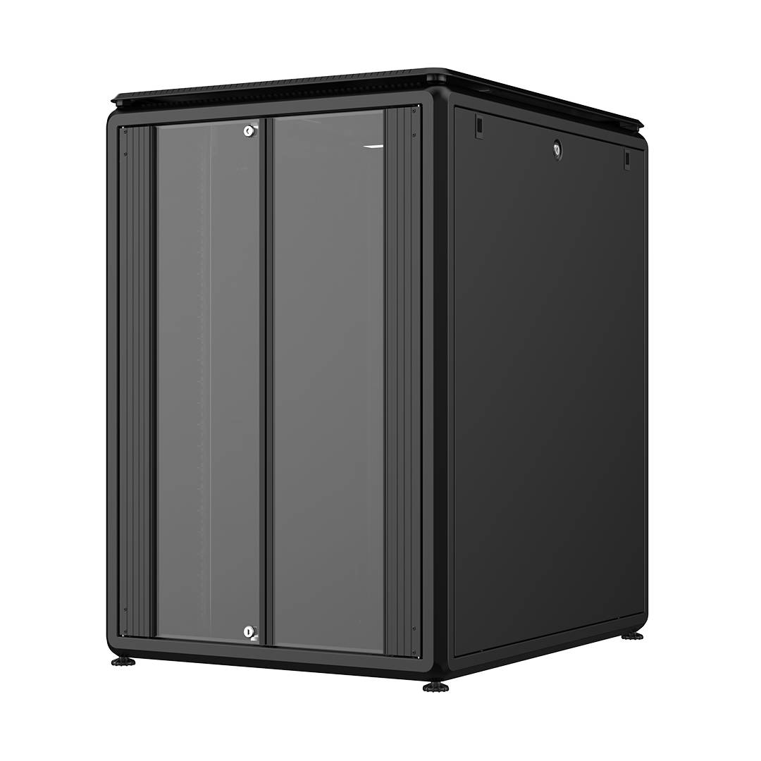 Rockstable 22HE 19 Zoll 800x1000x1139mm (BxTxH) Serverschrank | Netzwerkschrank Glastür - Premium Li