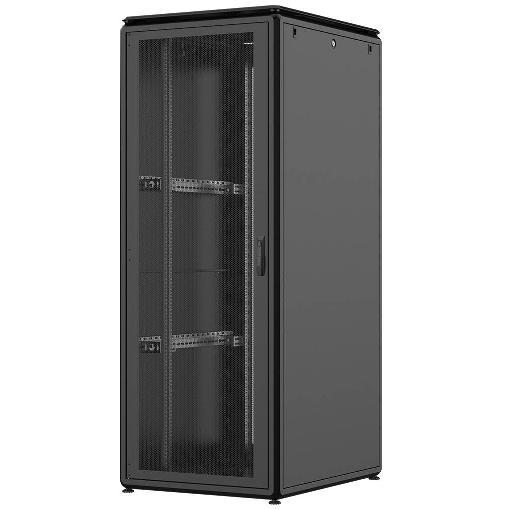 Rockstable 42HE 19 Zoll 800x1000x2027mm (BxTxH) Serverschrank | Netzwerkschrank perforierte Tür - Pr