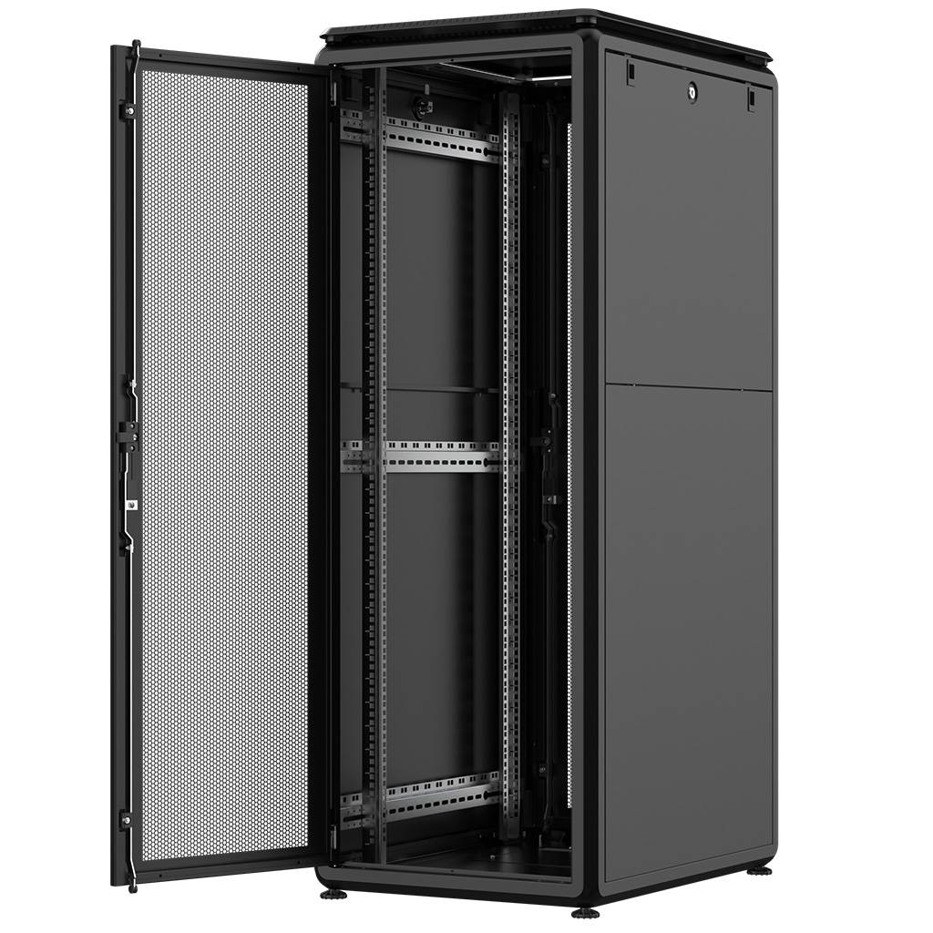 Rockstable 32HE 19 Zoll 600x800x1583mm (BxTxH) Serverschrank | Netzwerkschrank perforierte Tür - Pre