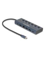 Delock USB Type-C Dockingstation 4K HDMI Gigabit LAN PD 3.0 90 W mit Lade-/Dockingstation