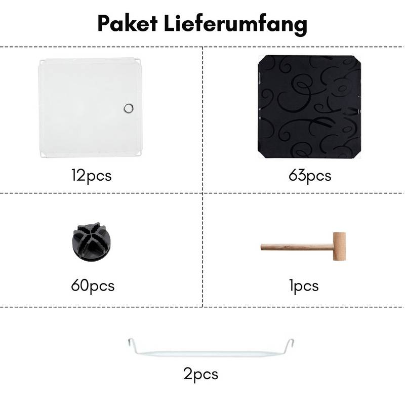 20 Boxen DIY Regalsystem Kleiderschrank Garderobenschrank Schrank Steckregal 142x37x180cm Schwarz und weiß