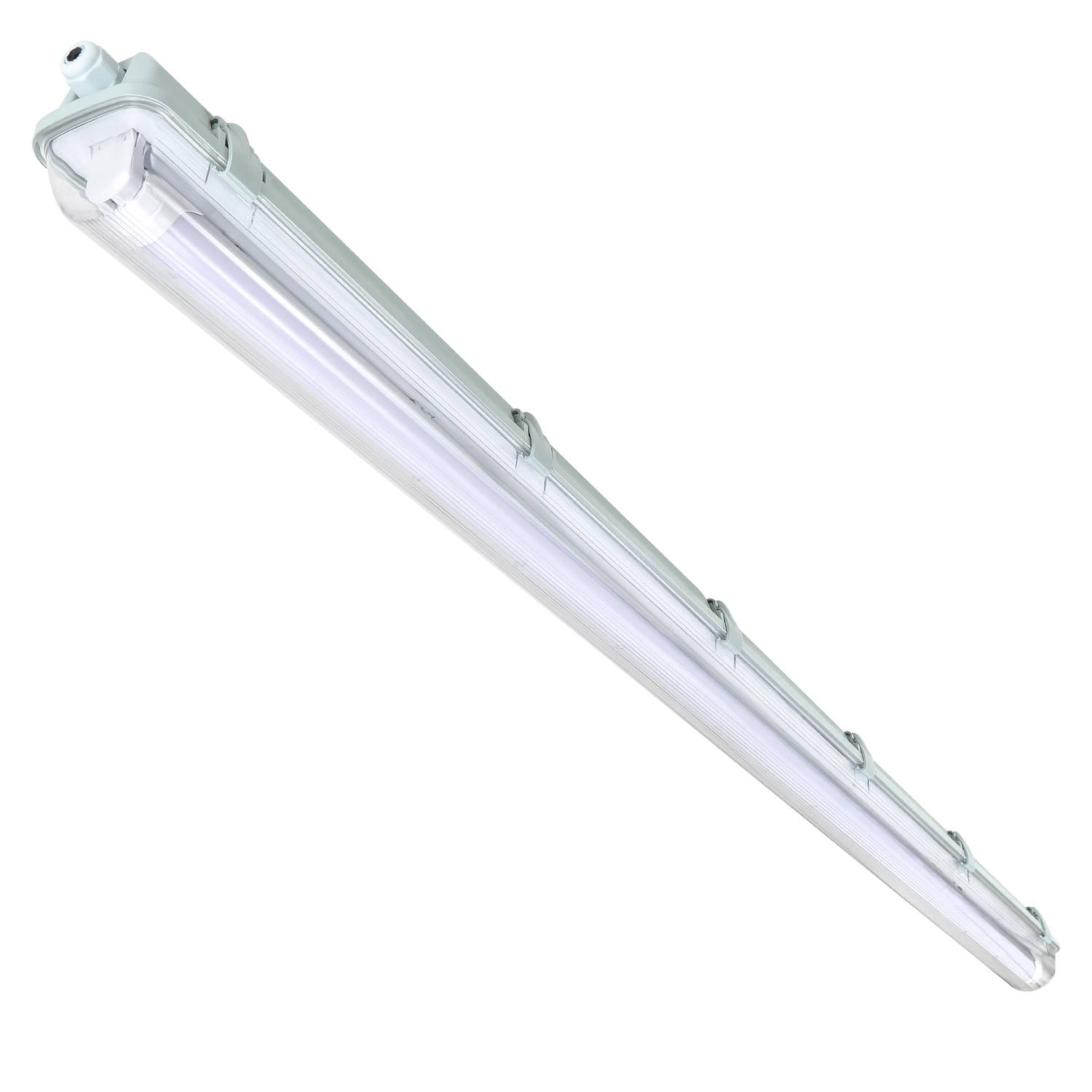 LED Feuchtraumleuchte Wannenleuchte 120cm 1 x 18W T8 Röhre Neutralweiß 4500K IP65