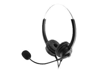 MediaRange Headset binaural Stereo USB 2.0 Schwarz Eingabe / Ausgabe Kopfhörer & Headsets