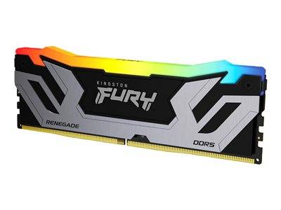 DDR5 24GB PC 8400 CL40 Kingston CU FURY Renegade RGB Silver Multimedia-Technik Speichermodule