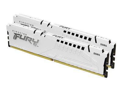 DDR5 32GB PC 6000 CL30 Kingston KIT (2x16GB) FURY Beast Whi retail Multimedia-Technik Speichermodule