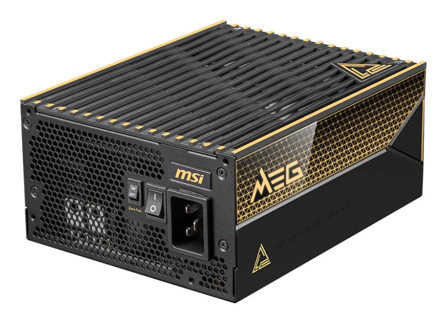 MSI MEG Ai1600T PCIE5, 1600 W, 100 - 240 V, Aktiv, 120 W, 1600 W, 120 W