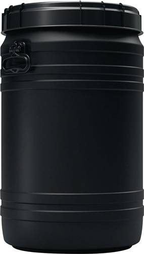 CurTec Deutschland GmbH Weithalsfass 75l PE schwarz m.2 Tragegriffen Einfüllöffnung-D.354mm 6944-93-101