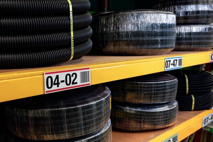 Etikettentasche B210xH74mm transp.magn.DURABLE