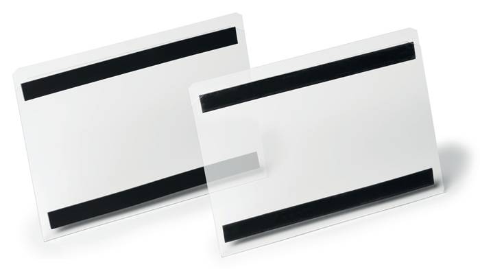 Etikettentasche B210xH148mm transp.magn.DURABLE