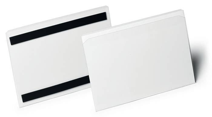 Etikettentasche B210xH148mm transp.magn.DURABLE