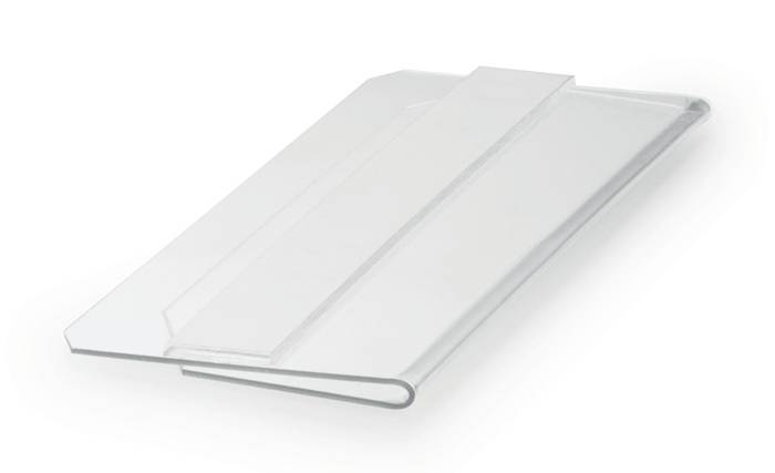 Etikettentasche B100xH38mm transp.selbstkl.DURABLE