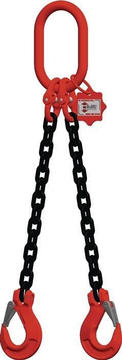 Anschlagkette 2-strängig,Güte 8 L1000xS6mm Trgf.1600/1120kg MCBULL